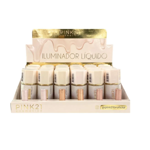 ILUMINADOR INCRIVEL BRILHO PINK 21 CX 24 PÇS