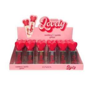 SOMBRA GLITTER LOVELY FENZZA CX 24 PÇS