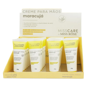CREME PARA MAOS MARACUJA MISS ROSE CX 24 PÇS