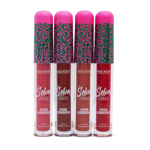 4 UNDS BATOM EFEITO AVELUDADO SELVA NEON MISS ROSE 