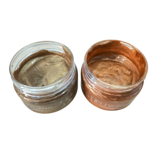 2 UNDS GELEIA CORPORAL ILUMINADORA JELLY GLOW MIA MAKE