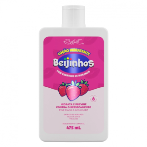 LOÇAO HIDRATANTE BEIJINHOS MORANGO BELKIT