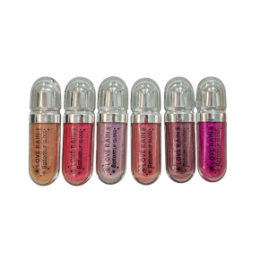 6 UNDS BATOM LIP GLOSS SHIMMER LOVE RAIN