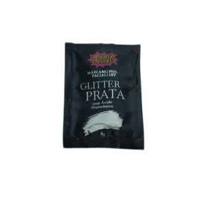 MASCARA FACIAL PEEL OFF GLITTER PRATA SUPER PODERES