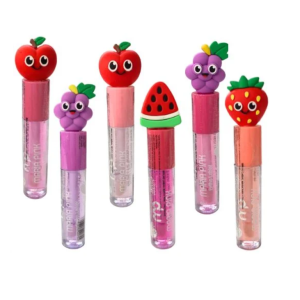 6 UNDS BRILHO LABIAL FRUTINHAS MARIA PINK