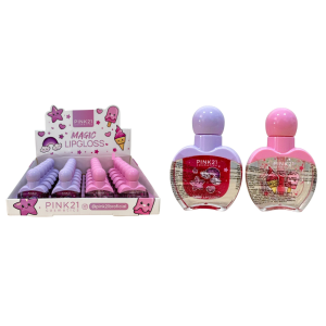 LIP GLOSS MAGIC PINK 21 CX 24 PÇS