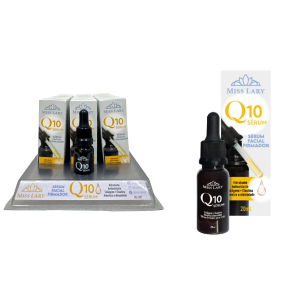 SERUM FACIAL FIRMADOR Q10 MISS LARY CX 18 PÇS