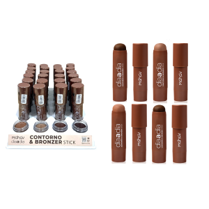 CONTORNO E BRONZER STICK DIA A DIA MAHAV CX 24 PÇS