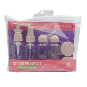 KIT DE FRASCOS PARA VIAGEM MISS FRANDY