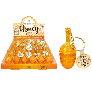 LIP GLOSS HONEY KISS MEL MIA MAKE CX 36 PÇS