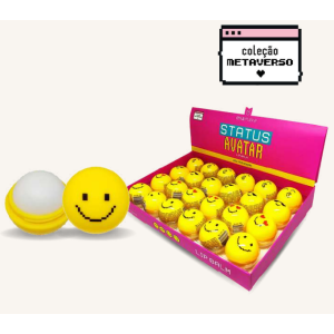 LIP BALM STATUS AVATAR MIA MAKE CX 24 PÇS