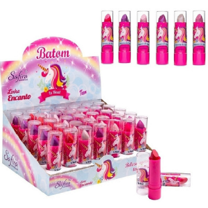 BATOM TEEN UNICORNIO SAFIRA CX 35 PÇS
