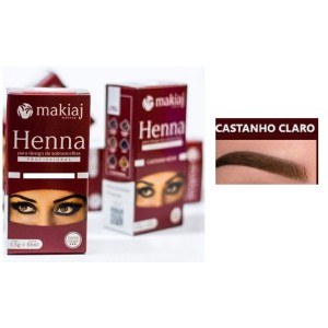HENNA CASTANHO CLARO MAKIAJ