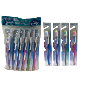 ESCOVA DENTAL ADULTO CLEAR FRESH PCT 12 PÇS