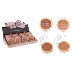 BRONZER COMPACTO CHOCO FUN FENZZA CX 24 PÇS