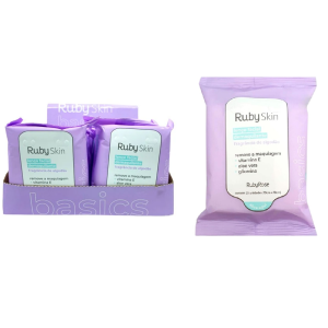 LENÇO DEMAQ FRAGRÂNCIA ALGODÃO RUBY ROSE CX 12 PÇS