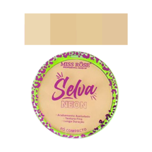 4 UNDS PO COMPACTO SELVA NEON MISS ROSE