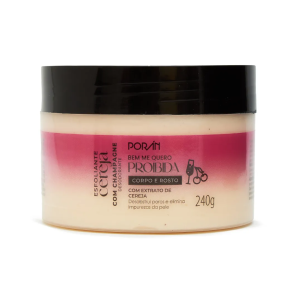 ESFOLIANTE CORPO E ROSTO CEREJA COM CHAMPAGNE PORÁN