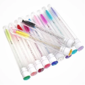 ESCOVA PARA CILIOS NO TUBO PCT 10 PÇS